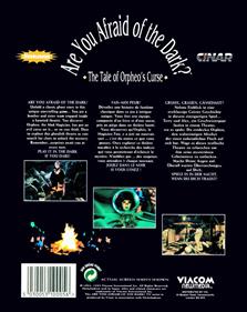 Are You Afraid of the Dark? The Tale of Orpheo's Curse - Box - Back Image