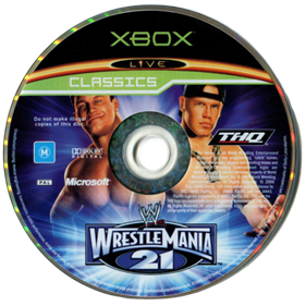 Wrestle Mania 21 - Disc Image