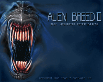Alien Breed II: The Horror Continues - Screenshot - Game Title Image