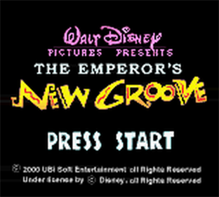 The Emperor's New Groove - Screenshot - Game Title Image