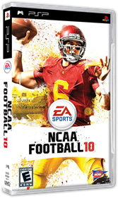 NCAA Football 10 - Box - 3D Image