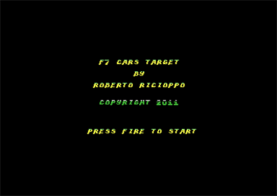 F7 Cars Target - Screenshot - Game Title Image