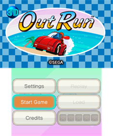 3D Out Run - Screenshot - Game Title Image