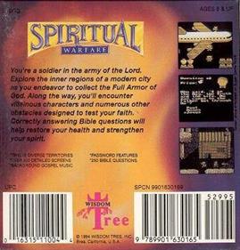 Spiritual Warfare - Box - Back Image