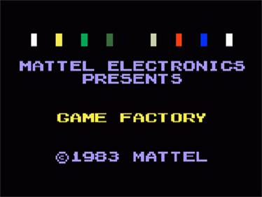 Game Factory - Screenshot - Game Title Image