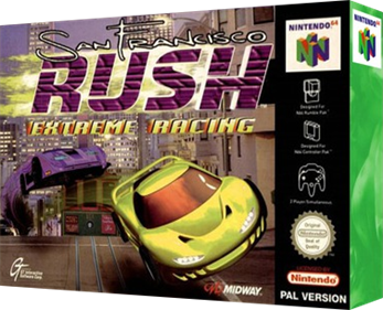 San Francisco Rush: Extreme Racing - Box - 3D Image