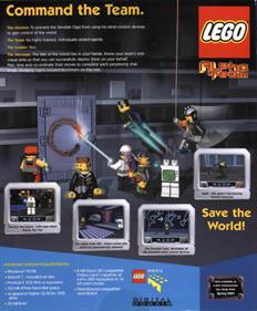 LEGO Alpha Team - Box - Back Image