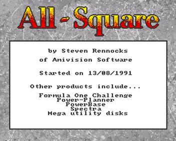 All Square - Screenshot - Game Title Image