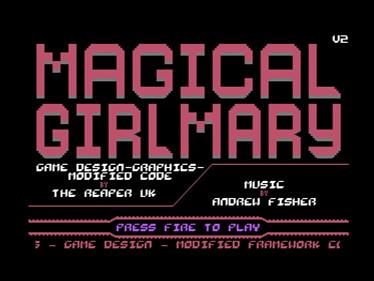 Magical Girl Mary VS E.V.I.L. - Screenshot - Game Title Image