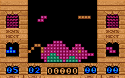 Tetris II Strikes Back - Screenshot - Gameplay Image