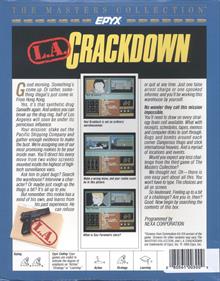 L.A. Crackdown - Box - Back Image