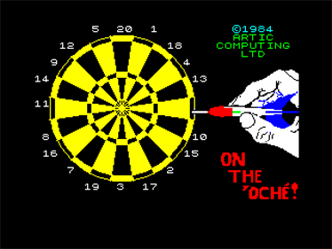 On the Oché (Darts) - Screenshot - Game Title Image