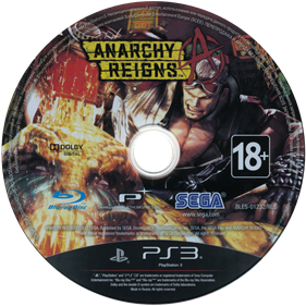 Anarchy Reigns - Disc Image