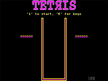 BBC Tetris - Screenshot - Game Title Image