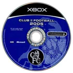 Club Football 2005: Chelsea FC - Disc Image