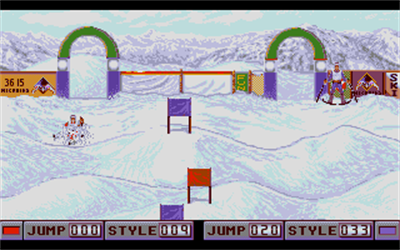 SuperSki II - Screenshot - Gameplay Image