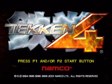 Tekken 4 - Screenshot - Game Title Image