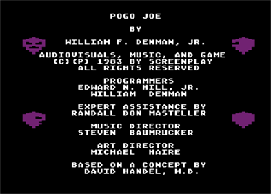 Pogo Joe - Screenshot - Game Title Image