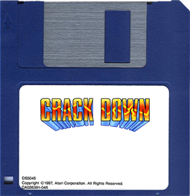 Crack Down - Fanart - Disc