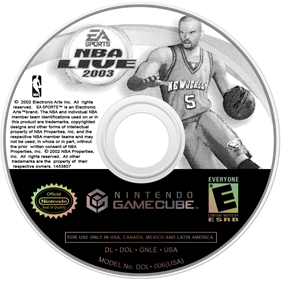 NBA Live 2003 - Disc Image