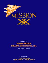 XX Mission - Advertisement Flyer - Front Image