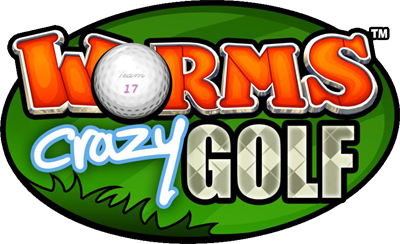 Worms: Crazy Golf - Clear Logo Image