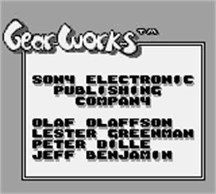 Gear Works - Screenshot - Game Title Image