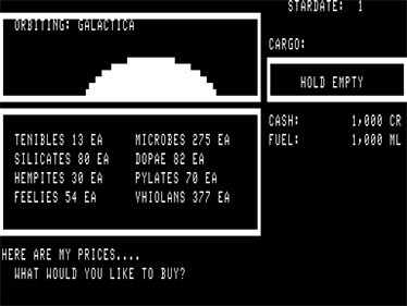 Galactic Trader - Screenshot - Gameplay Image
