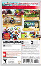 Hyrule Warriors: Definitive Edition - Box - Back - Reconstructed Image