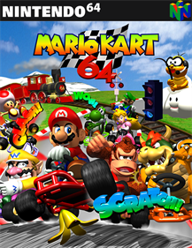 Mario Kart 64 - Fanart - Box - Front Image