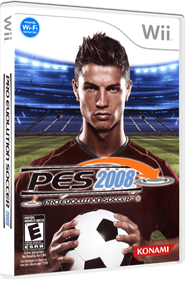 PES 2008: Pro Evolution Soccer - Box - 3D Image