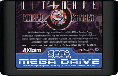 Ultimate Mortal Kombat 3 - Cart - Front Image