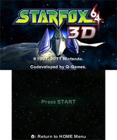 Star Fox 64 3D - Screenshot - Game Title Image