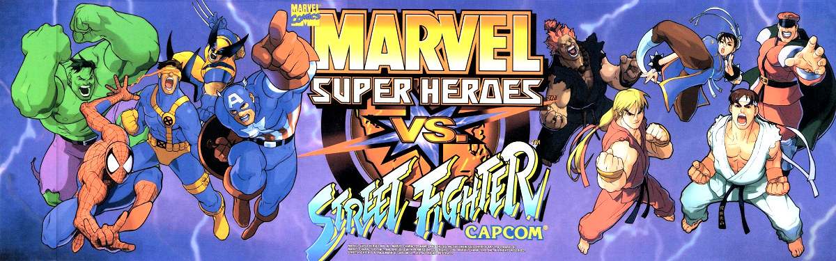 VideoGameArt&Tidbits on X: Marvel Super Heroes vs. Street Fighter - arcade  ad.  / X