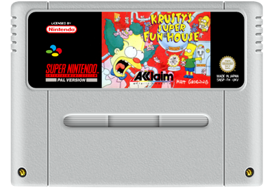 Krusty's Super Fun House - Fanart - Cart - Front
