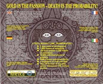 The Gold of the Aztecs - Box - Back Image