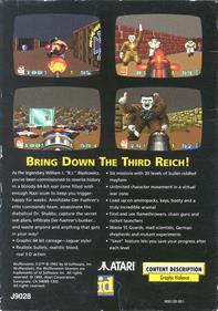 Wolfenstein 3D - Box - Back Image