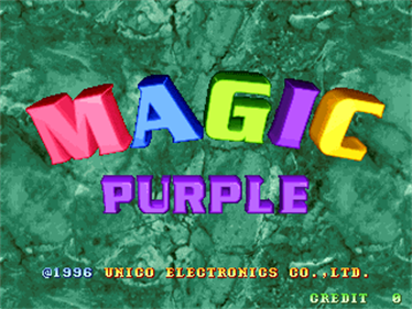 Magic Purple - Screenshot - Game Title Image