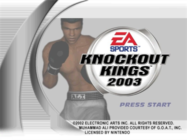 Knockout Kings 2003 - Screenshot - Game Title Image