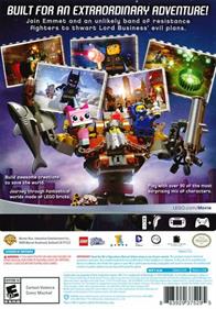 The LEGO Movie Videogame - Box - Back Image