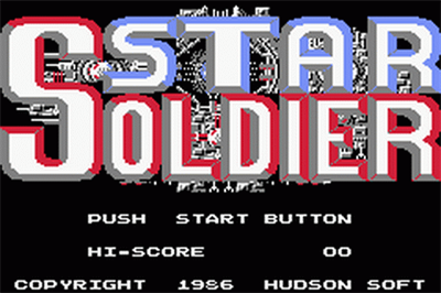 Famicom Mini: Star Soldier - Screenshot - Game Title Image