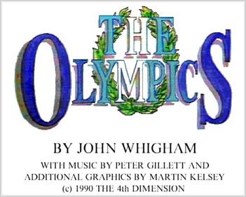 The Olympics - Screenshot - Game Title Image