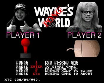Wayne's World Pong - Screenshot - Game Select Image