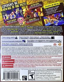 One Piece: Unlimited World Red - Box - Back Image