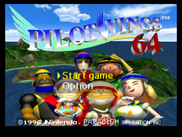 Pilotwings 64 Images Launchbox Games Database 3139