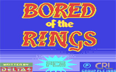 Bored of the Rings - Screenshot - Game Title Image