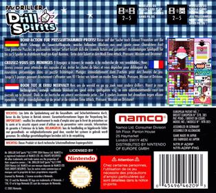 Mr. Driller: Drill Spirits - Box - Back Image