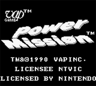Power Mission - Screenshot - Game Title Image