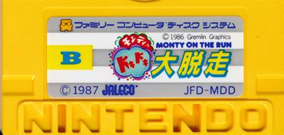 Monty on the Run: Monty no Doki Doki Dai Dassou - Cart - Back Image