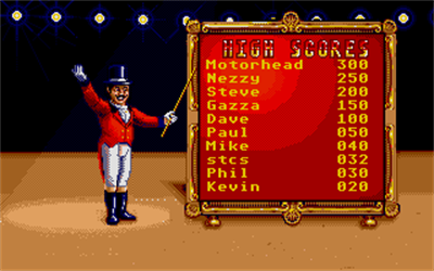 Circus Games - Screenshot - High Scores Image